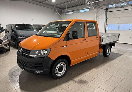 VW T6 Transporter Volkswagen Pritsche-Doka(6-Si.),4Motion,Klima,AHK,Standh