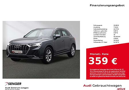 Audi Q3 S line 35 TDI Sitzheizung MMI LED AHK