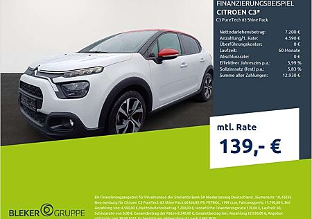 Citroën C3 Citroen PureTech 83 Shine Pack