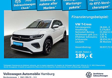 VW T-Cross Volkswagen 1.0 TSI R-Line DSG Navi Sitzhzg LED