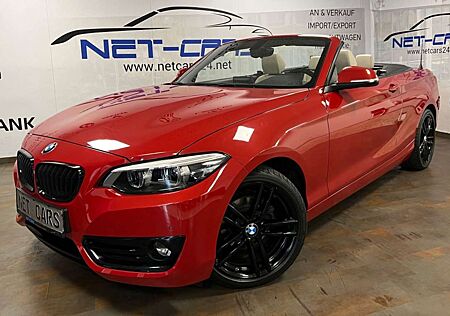 BMW 218 d Cabrio Aut.M-Sport Leder-Beige*PDC*NAVi*LED