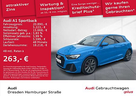 Audi A1 40TFSI S line LED Navi B&O S tronic