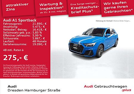 Audi A1 40TFSI S line LED Navi B&O S tronic