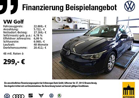 VW Golf Volkswagen VIII 1.0 eTSI Life DSG *STDHZG*ACC*NAVI*