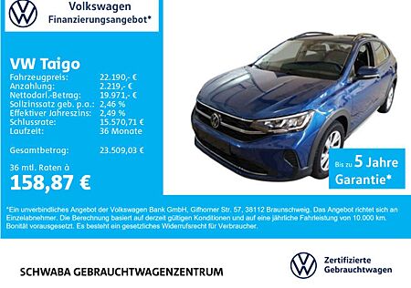 VW Taigo Volkswagen Life 1.0 TSI LED*VIRTUAL*APP*LANE*PDC*16"