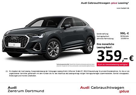 Audi Q3 Sportback 35 S LINE AHK ACC LM18 EKLAPPE NAVI+