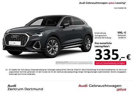 Audi Q3 Sportback 35 S LINE AHK ACC LM18 EKLAPPE NAVI+