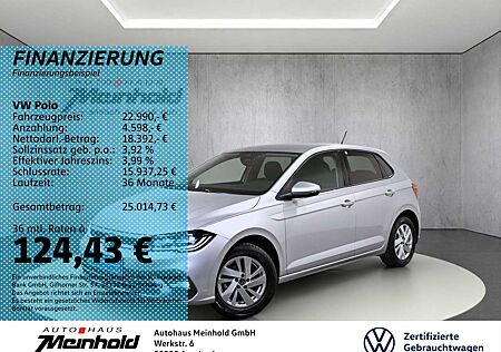 VW Polo Volkswagen 1.0 TSI DSG Style, IQ.DRIVE, Navi, Matrix