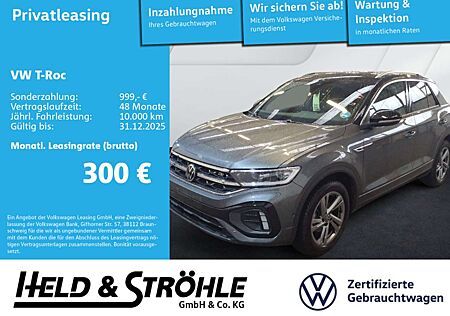 VW T-Roc Volkswagen R-LINE 1.5 TSI DSG AHK LED+ NAV PDC SHZ