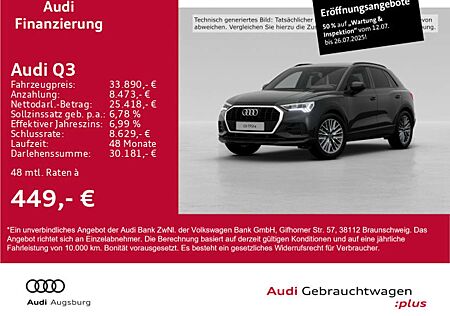 Audi Q3 45TFSI e S line*LED*VIRTUAL*AHK*ACC*R-KAM*19"