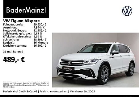 VW Tiguan Allspace Volkswagen 2.0 TDI DSG 4M R-Line AHK Stdhz