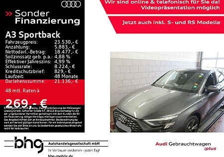 Audi A3 40TFSIe S tronic S line e-tron LED