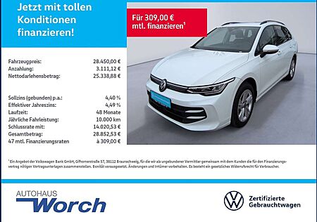 VW Golf Variant Volkswagen VIII Variant 2.0TDI DSG Life HUD+AHK+LED