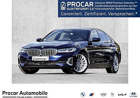 BMW 545 e xDrive LUXURY LINE+LASER+HiFi+HuD+PA+19"