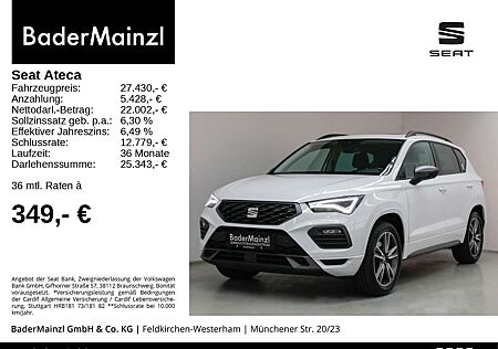 Seat Ateca 2.0 TDI 4D DSG FR Pano CarPlay StdHzg Kam.