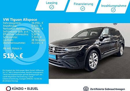 VW Tiguan Allspace Volkswagen Life 1,5 TSI DSG Nav*LED*Kam*ACC