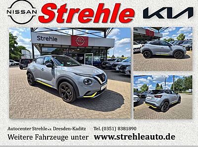 Nissan Juke Kiiro Edition 1.0 DIG-T 6MT Navi LED Frontscheibenheizung BiColor