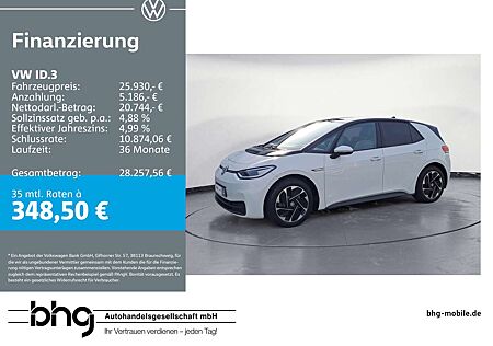 VW ID.3 Volkswagen Performance Upgrade Pro Max *PANO*MASSAGE*C