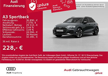 Audi A3 35 TFSI *2x S line*HdUp*AHK*8-fach*