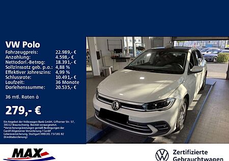 VW Polo Volkswagen 1.0 TSI DSG STYLE IQ.LIGHT+PANO+KAMERA+ACC+