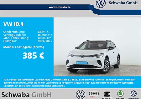 VW ID.4 Volkswagen GTX 82 kW/h Wärmep.*PANO*IQ.LIGHT*AHK*8fach