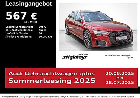 Audi A6 S-line 50 TFSIe quattro B&O+HD-MATRIX+HUD+PANO