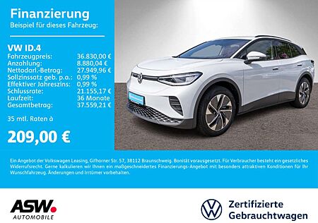 VW ID.4 Volkswagen Pure Performence LED Nav PDC Wärmepumpe AHK