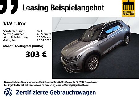 VW T-Roc Volkswagen 1.5 TSI Style DSG *AHK*ACC*LED+*NAV*SHZ*