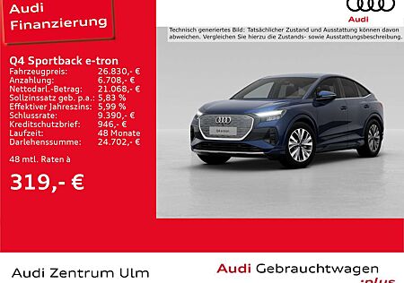 Audi Q4 e-tron Q4 Sportback 35 e-tron ACC ADVANCED KEYLESS SHZ
