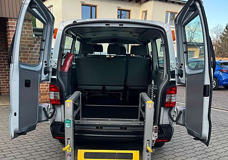 VW T5 Transporter Volkswagen Rollstuhllift - 6 Sitze - Klima - lang !!!