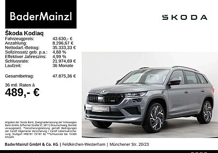 Skoda Kodiaq RS 2.0 TSI 4x4 DSG AHK Stdhz Pano Matrix