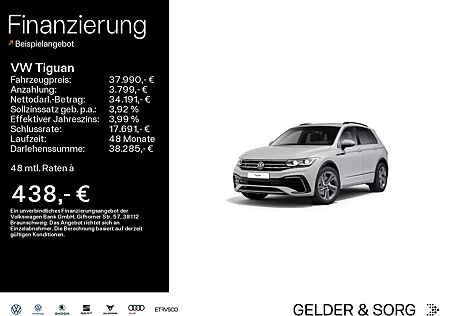 VW Tiguan Volkswagen R-Line 2.0 TSI Pano*Stand*AHK*Digital