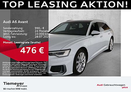 Audi A6 50 TDI Q 2x S LINE PANO HuD 360° AHK Bu
