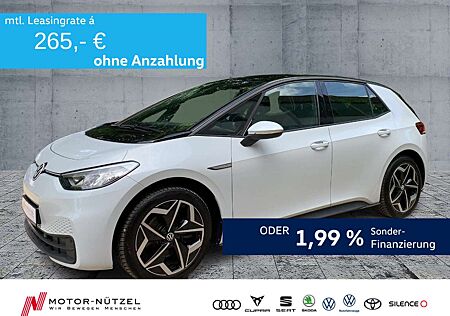 VW ID.3 Volkswagen 110kw PURE PERFORMANCE LED+NAV+SHZ+PDC+19"