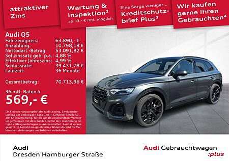 Audi Q5 50TFSI e S line quattro Matrix Navi Pano AHZV