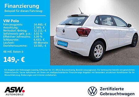 VW Polo Volkswagen Trendline 1,0MPI NAVI PDC vo/hi KLIMAANLAGE