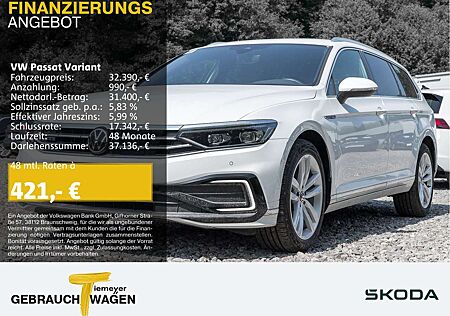 VW Passat Variant Volkswagen GTE NP63 STHZG LM18 AHK MATRIX AS