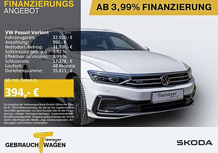 VW Passat Variant Volkswagen GTE NP63 STHZG LM18 AHK MATRIX AS