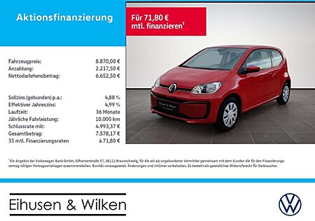 VW Up Volkswagen ! 1.0+MOVE +KLIMA+BT+CONNECT+