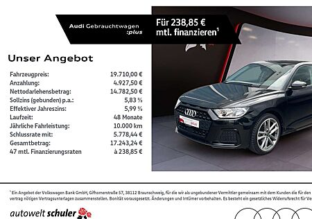 Audi A1 Sportback 25 1.0 TFSI advanced AppleCarPlay PDC A