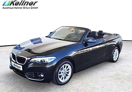 BMW 218 i Cabrio Aut. LED+Sportsitze+TEMP+Leder+