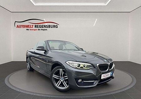BMW 218 d Cabrio Sport Line 1.HAND PDC XEN LED TEMP