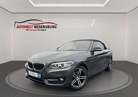 BMW 218 d Cabrio Sport Line 1.HAND PDC XEN LED TEMP