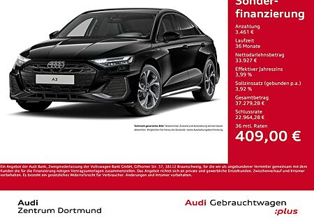 Audi A3 30 S LINE FACELIFT CAM ACC LM18 EKLAPPE NAVI+