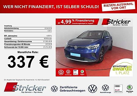 VW ID.4 Volkswagen Pro Performance 150/77 337,-ohne Anzahlung App-Co