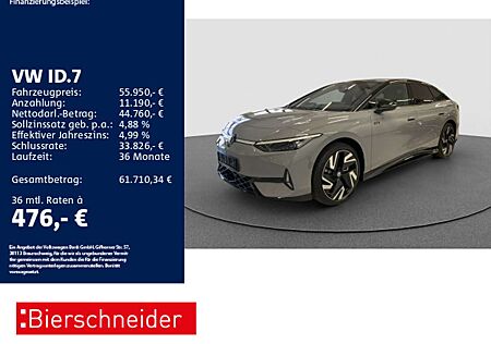 VW ID.7 Volkswagen GTX 4Mo VOLL! AHK PANO WÄPU NAVI H/K ERGO 2