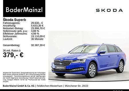 Skoda Superb gebraucht kaufen Skoda Superb Combi 2.0 TSI DSG Style AHK Navi Matrix
