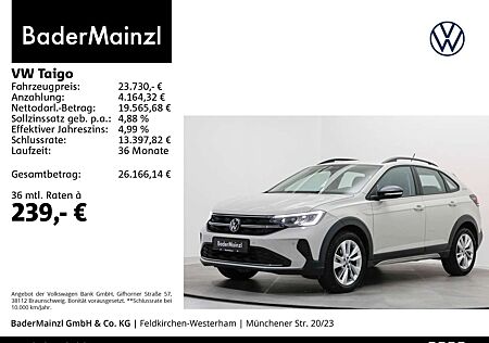 VW Taigo Volkswagen 1.0 TSI Goal ACC Carplay Kam. LED Virtual