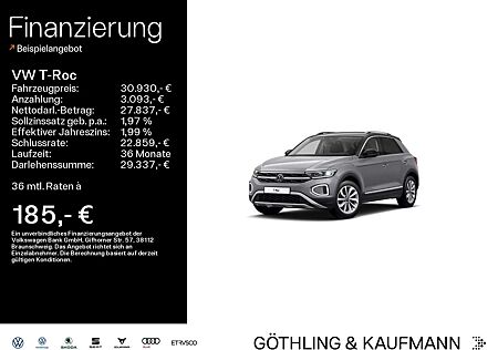 VW T-Roc Volkswagen Style 1.5 TSI 110kW*DSG*AHK*KAM*NAVI*17Zol