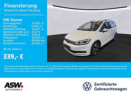 VW Touran Volkswagen Highline 2.0 TDI DSG LED Stdhzg LEDER AHK